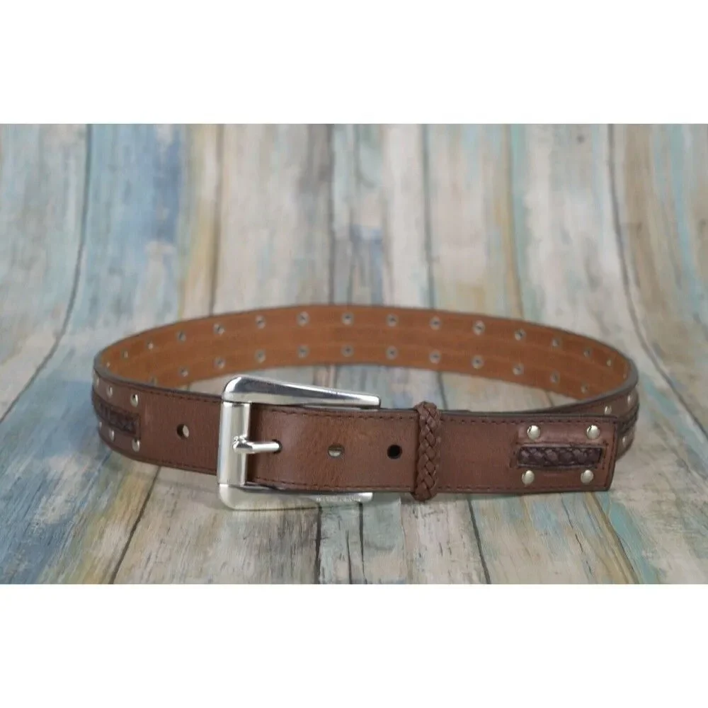 Michael Kors Studded Braided Belt Size 30